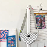 Light Triangle Shoulder Bag for Women Men