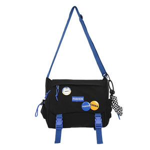 Nylon Messenger Bag for Men and Women