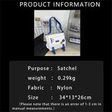 Nylon Messenger Bag for Men and Women