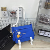 Nylon Messenger Bag for Men and Women