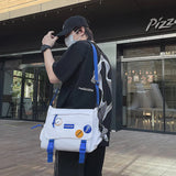 Nylon Messenger Bag for Men and Women
