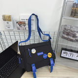 Nylon Messenger Bag for Men and Women
