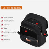 Anti-theft Backpack Women Casual College Students Schoolbags Female Oxford