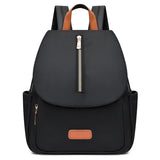 Anti-theft Backpack Women Casual College Students Schoolbags Female Oxford