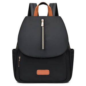 Anti-theft Backpack Women Casual College Students Schoolbags Female Oxford