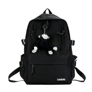 Nylon Shoulder Bag Large Capacity Waterproof Zipper Bag