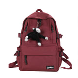 Nylon Shoulder Bag Large Capacity Waterproof Zipper Bag