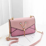 Tide Handbags Ladies Rhombus Shoulder Bag