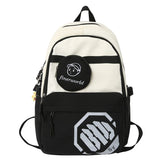 Campus Students School Bag Unisex Women Men Backpacks