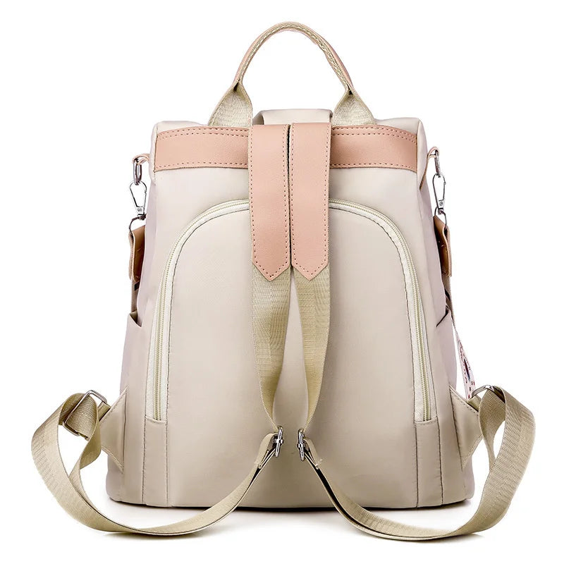 Chinoiserie Embroidered Backpack Female Oxford Flower Women Ethnic Style Bags
