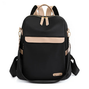 Casual Women Backpack Oxford Solid Backpack for Girls Lightness Japanese Anti-th