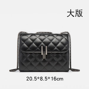 Classic Chain Shoulder Bag PU Flap Female Crossbody Bag