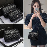 Classic Chain Shoulder Bag PU Flap Female Crossbody Bag