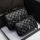 Classic Chain Shoulder Bag PU Flap Female Crossbody Bag