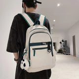 College Student Backpack Female High School Student Computer School Bag Travel B