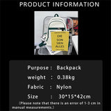 College Student Backpack Female High School Student Computer School Bag Travel B