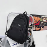 College Student Backpack Female High School Student Computer School Bag Travel B