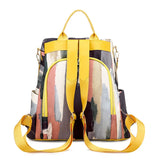 Oxford Lady Bag Graffiti Backpack Multifunctional Waterproof Satchel