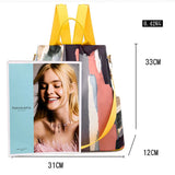 Oxford Lady Bag Graffiti Backpack Multifunctional Waterproof Satchel