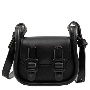 Women Shoulder Bag Small PU Leather Lady Crossbody Bag Vintage Flap Buckle