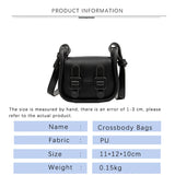 Women Shoulder Bag Small PU Leather Lady Crossbody Bag Vintage Flap Buckle