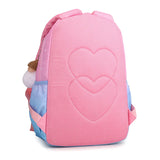 Embroidered Primary Student Girls Pink Gradient Backpack