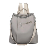 Small Oxford Women's Backpack Anti-Theft School Bag