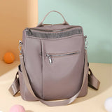Small Oxford Women's Backpack Anti-Theft School Bag