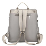 Small Oxford Women's Backpack Anti-Theft School Bag