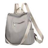 Small Oxford Women's Backpack Anti-Theft School Bag
