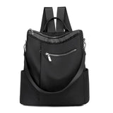 Small Oxford Women's Backpack Anti-Theft School Bag