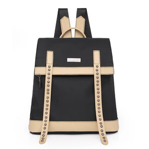 Rivet Personality Backpack Female Student Anti-theft Travel Bags