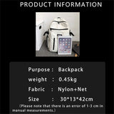 Nylon Unisex Middle School Shoulder Bag