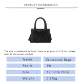 Women Shoulder Bag Bow Crossbody Leather Handbag Solid Zipper