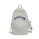 Women's Nylon Backpack Preppy Style Large Capacity Laptop Bags