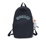 Women's Nylon Backpack Preppy Style Large Capacity Laptop Bags