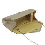 Glitter Pu Ladies Hasp Clutch Bag Prom Female Shoulder Crossbody Bag