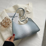 Gradient Hand Bags for Women Leather Female Shoulder Bags PU High-Quality