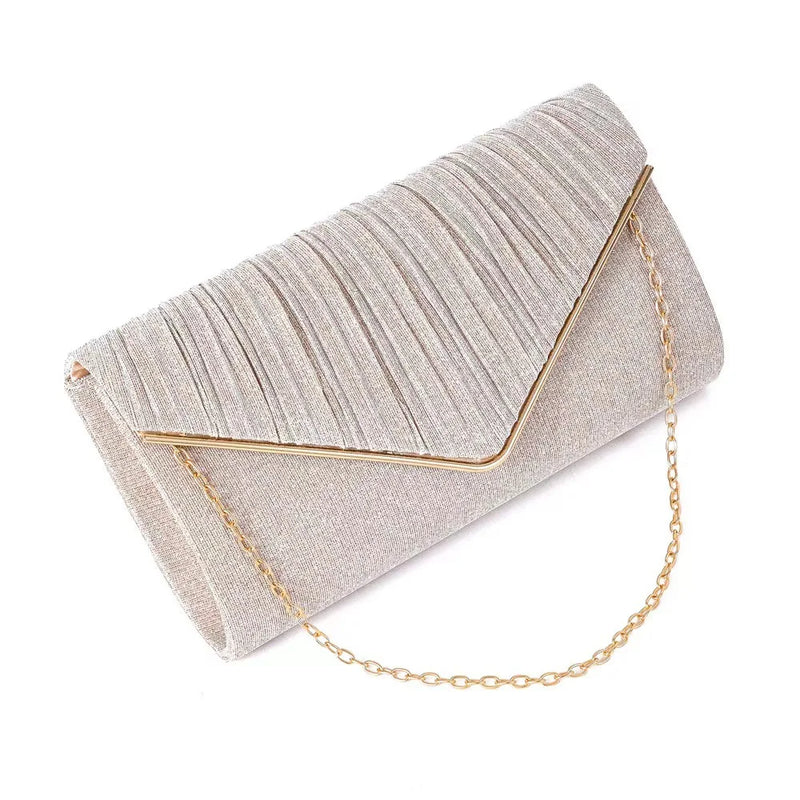 Mini Flap Shoulder Bag Chain Wedding Clutch Bridesmaid Bag