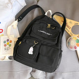 Waterproof Multi-pocket School Backpack for Women