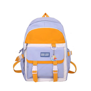 High School Woman Backpacks Nylon Preppy Style Shoulder Bags for Teenage Girls