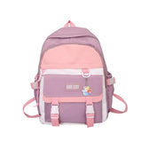 High School Woman Backpacks Nylon Preppy Style Shoulder Bags for Teenage Girls