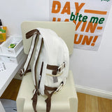 Teenage Girls Campus Backpack Women Laptop Bag