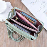 Women's Crossbody Bag Flower Print Money Clips