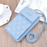 Women's Crossbody Bag Flower Print Money Clips