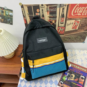 Nylon School Bags Waterproof Female Backpacks