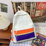 Nylon School Bags Waterproof Female Backpacks