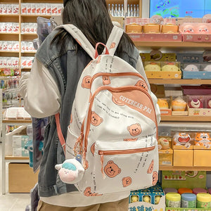 Nylon Female Backpacks Women School Bags Large Capacity Ladies Travel Bags