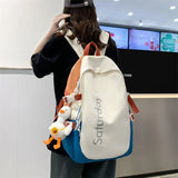 Nylon Backpacks College Students Schoolbags Unisex Sports Casual Bags