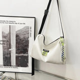Nylon Women Shoulders Bag Casual College Student Ladies Satchel Unisex Men